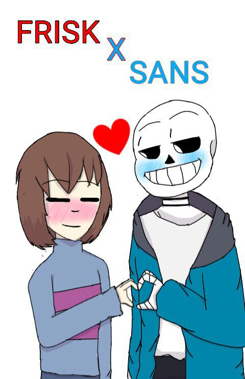 frisk x sans