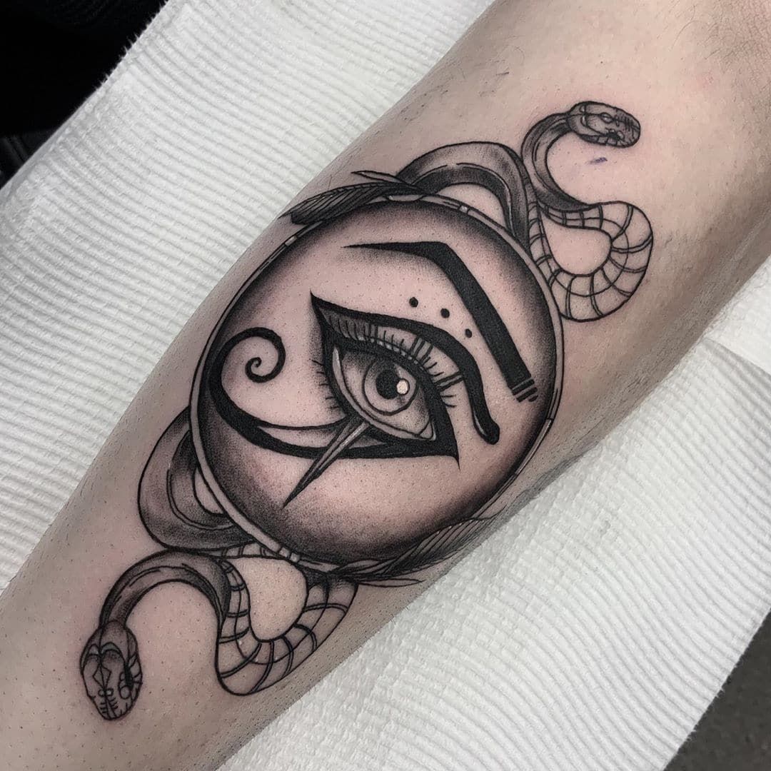 eye of iris tattoo