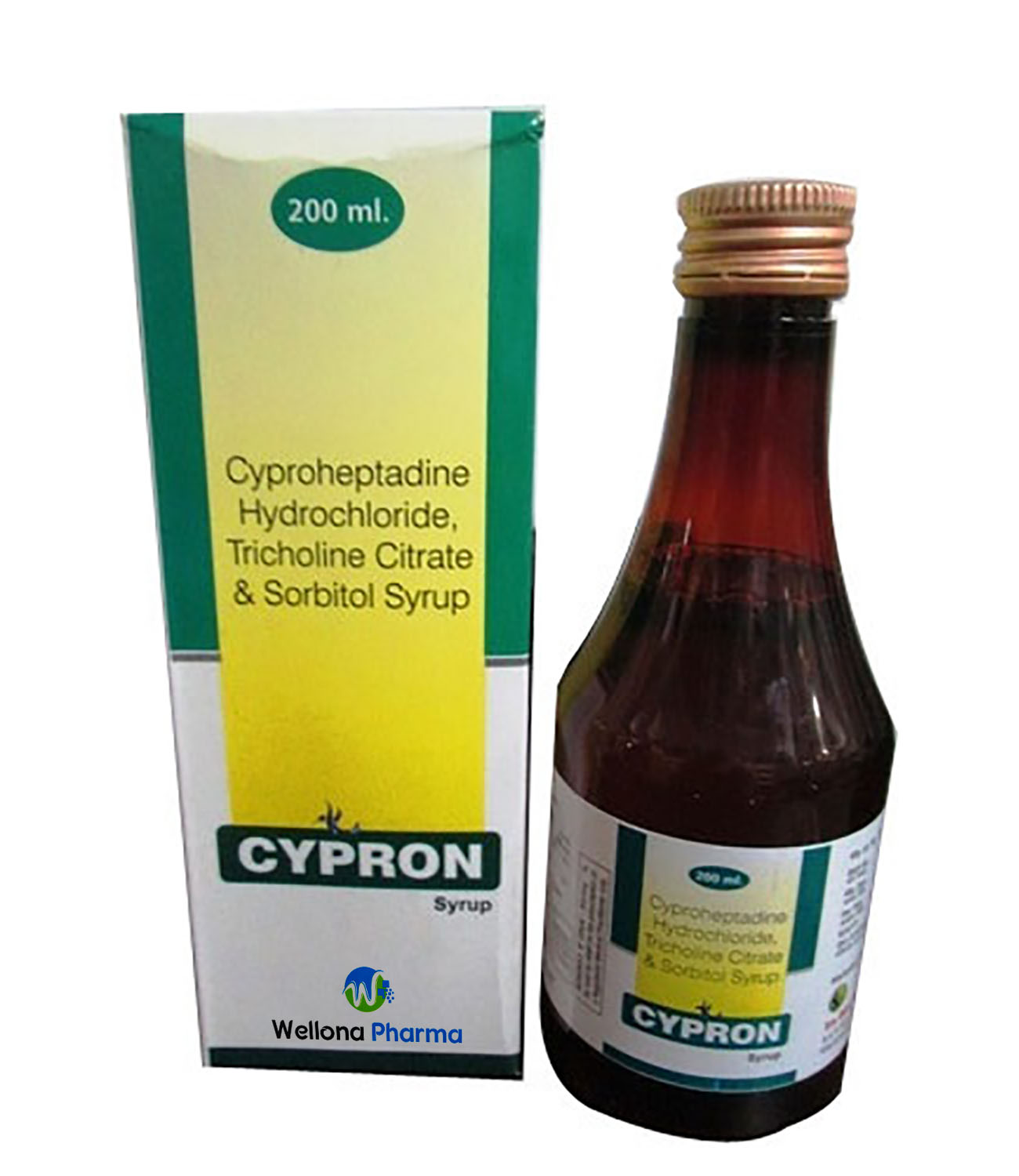 cyproheptadine & tricholine citrate syrup