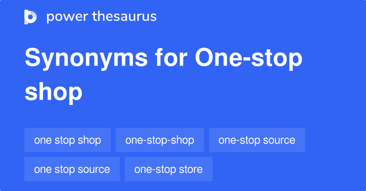 one stop shop synonym