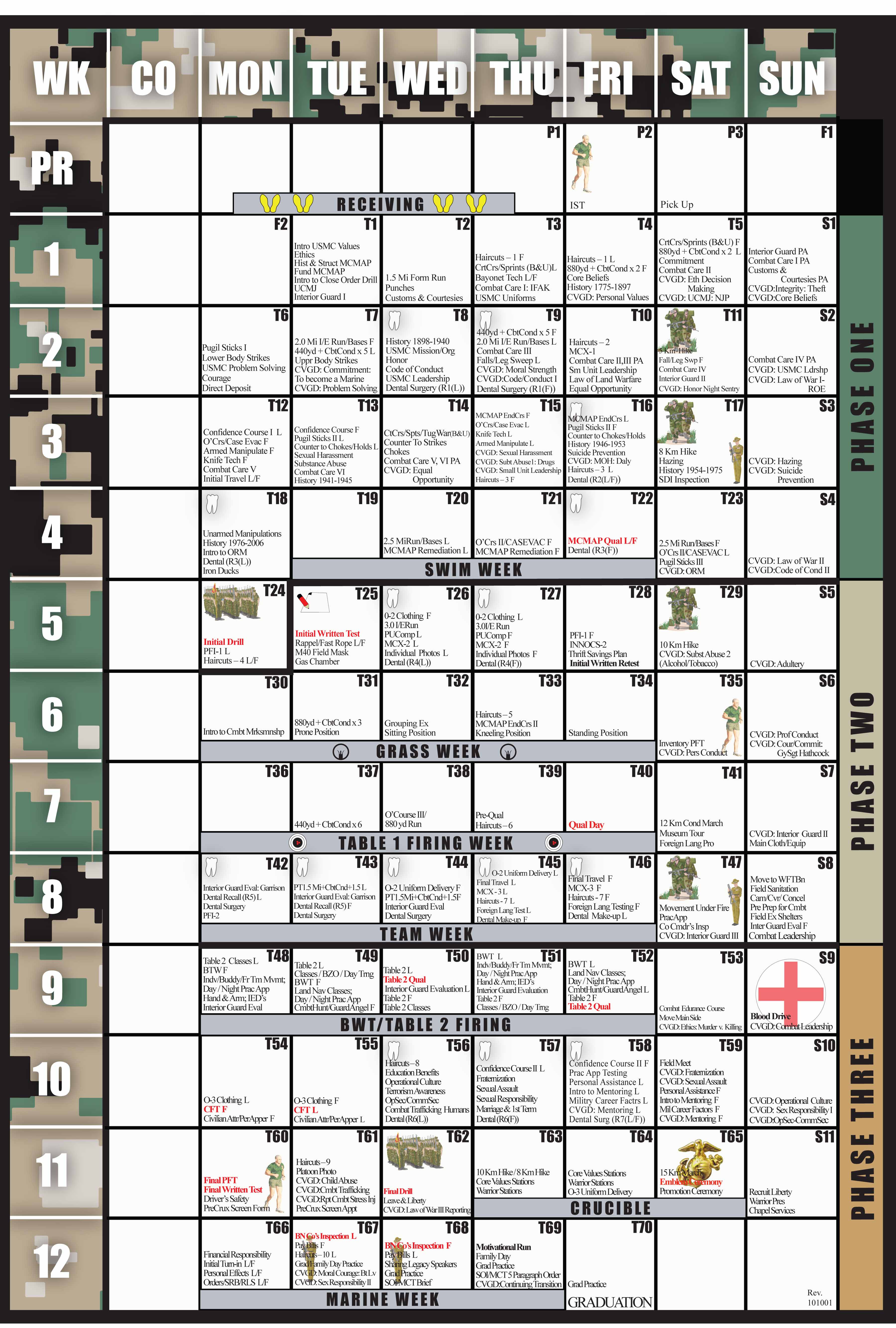 marine corps mct training schedule