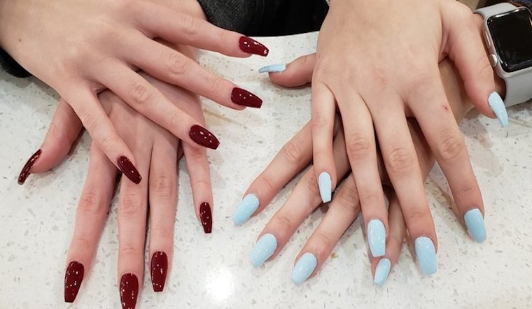 top rated nail salons near me