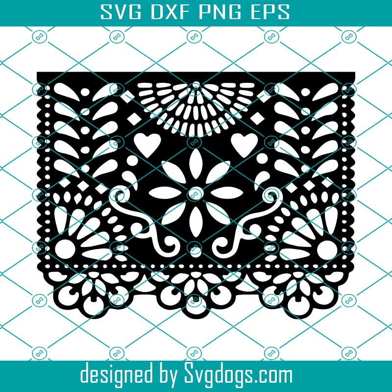 papel picado coco svg