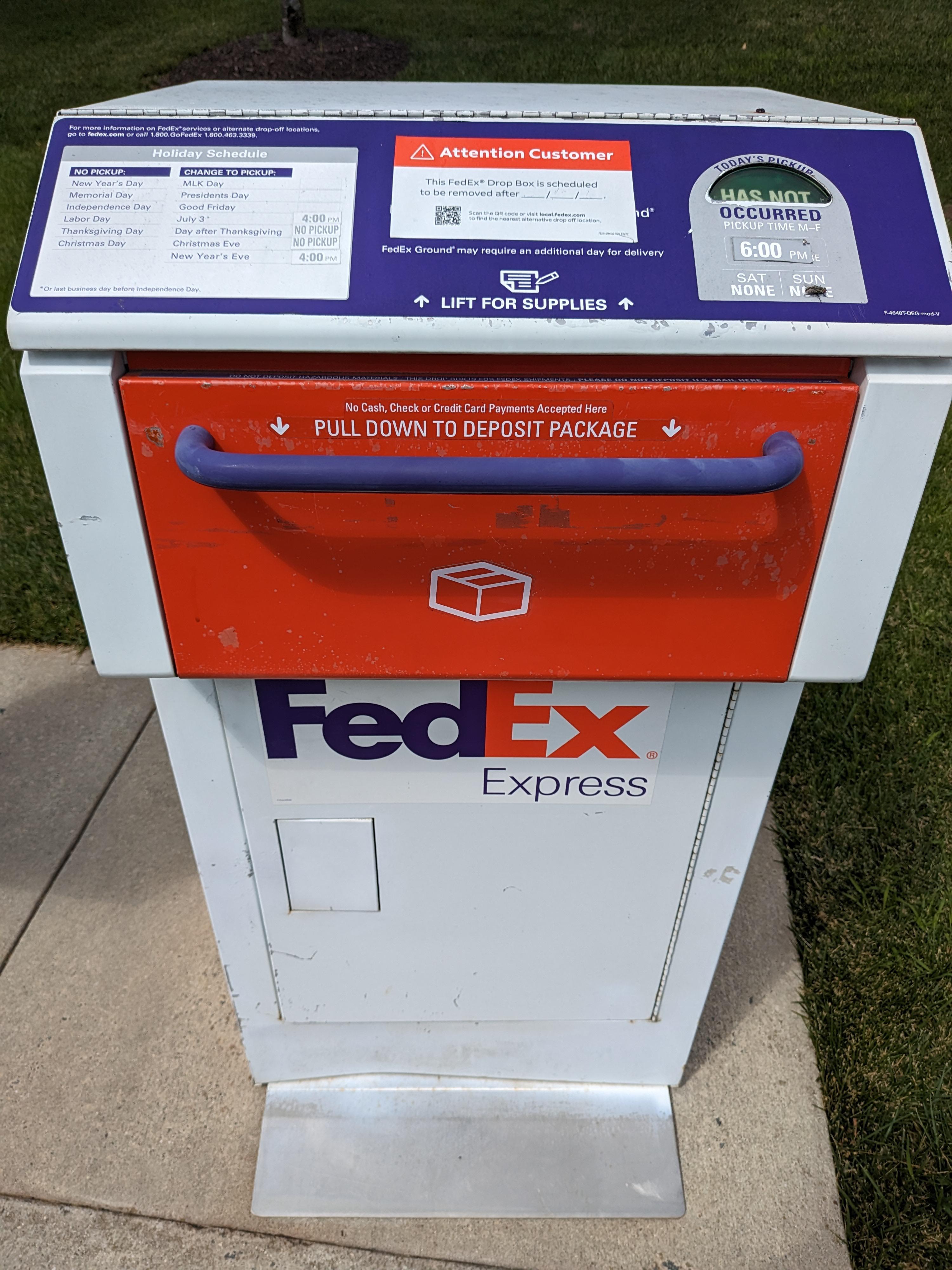 fed ex drop off near me