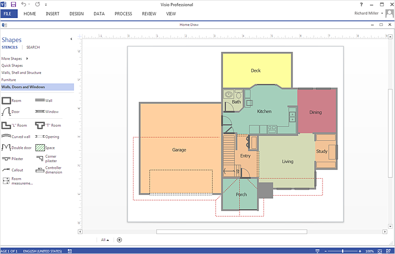 visio home plan template