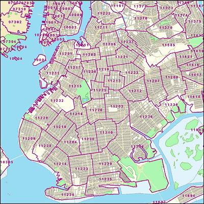 what is the zip code of brooklyn ny