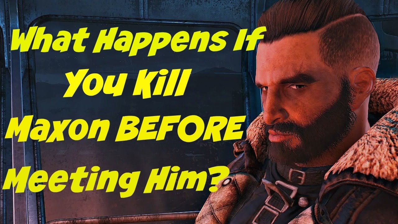 fallout 4 kill maxson