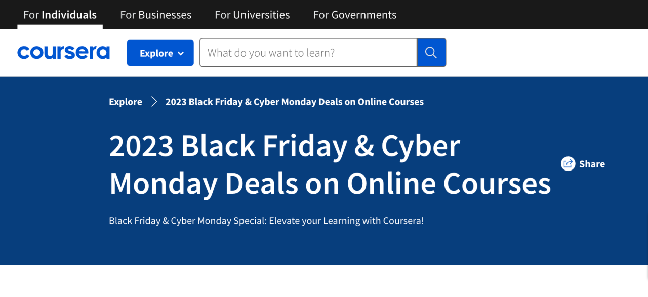 coursera black friday