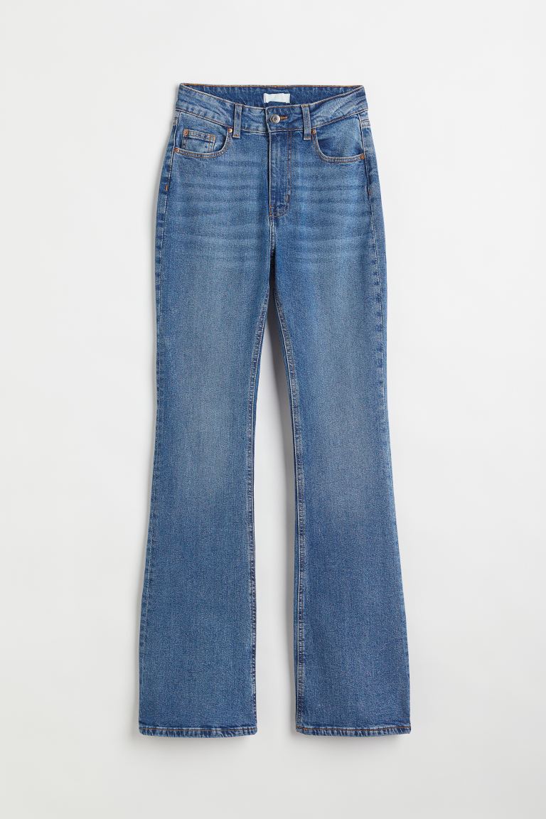 flared jeans h&m