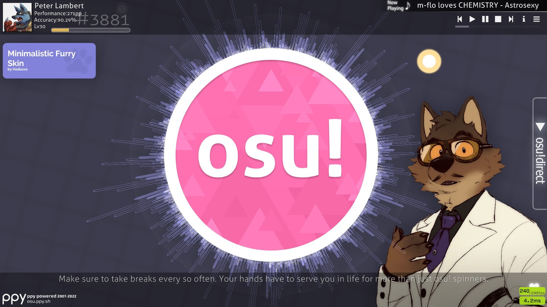 osu furry skin