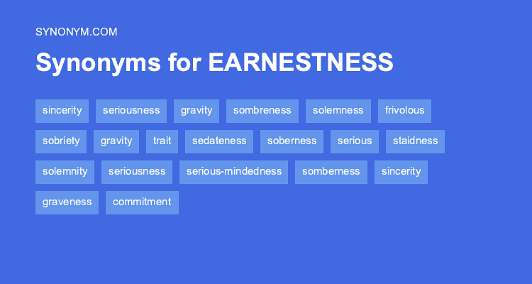 antonyms for earnest