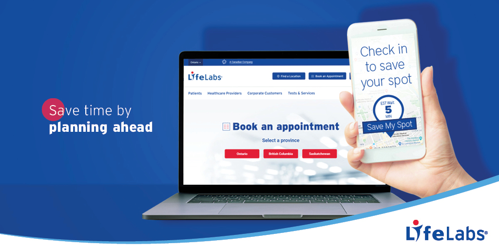 lifelabs book an appointment