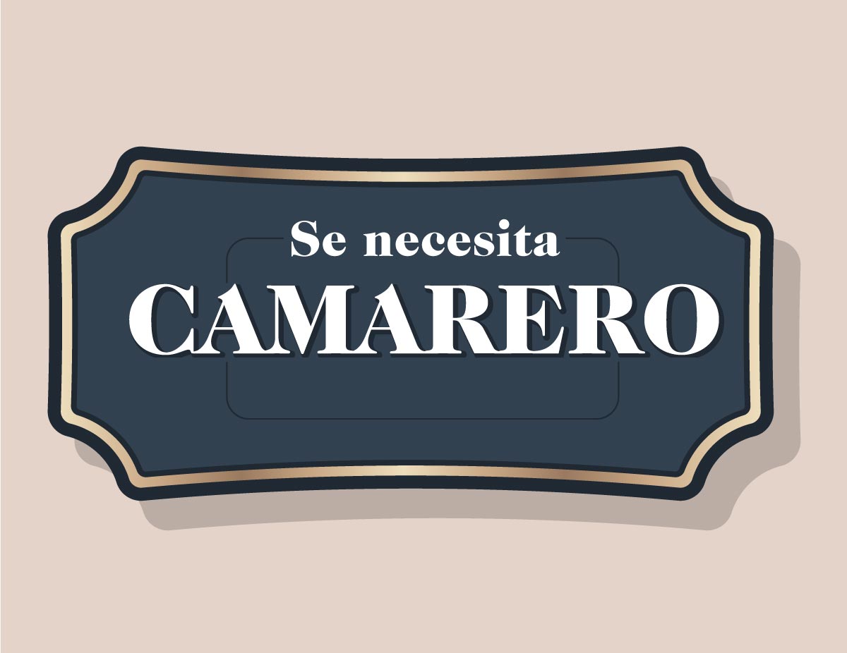 se busca camarero sin experiencia