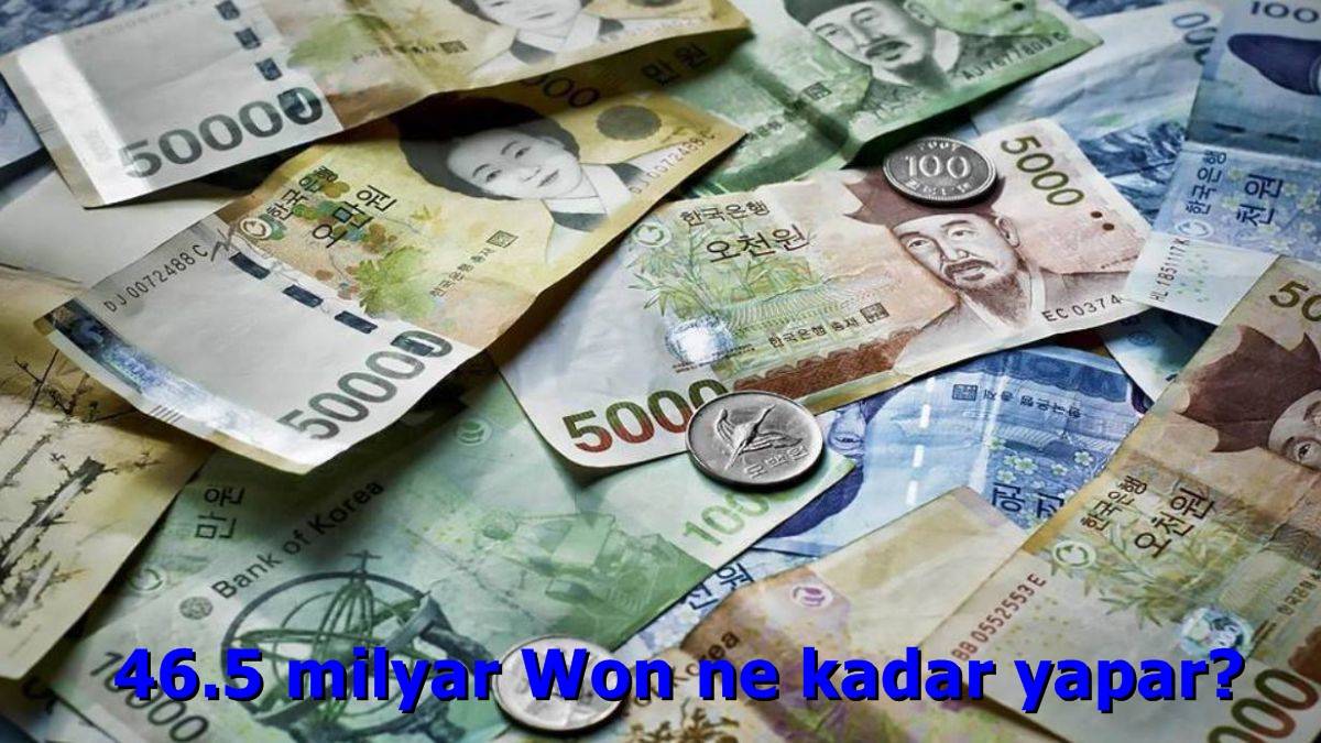 5 milyar won kaç tl