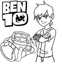 ben ten coloring pages