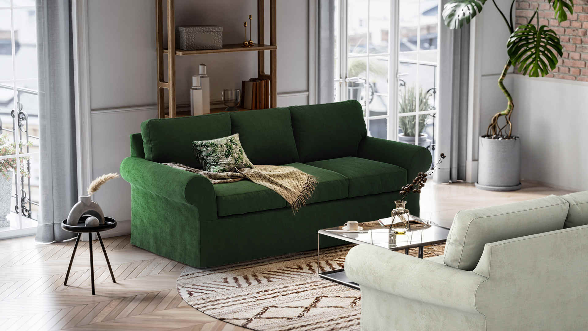 ethan allen sofa