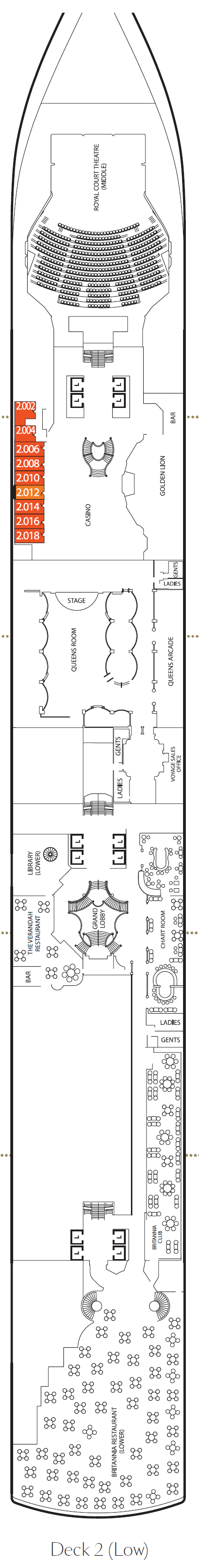 queen victoria cunard deck plan