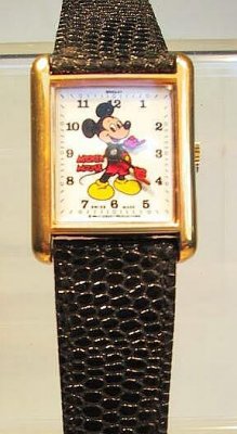 square mickey mouse watch