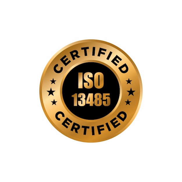 iso 13485 logo vector