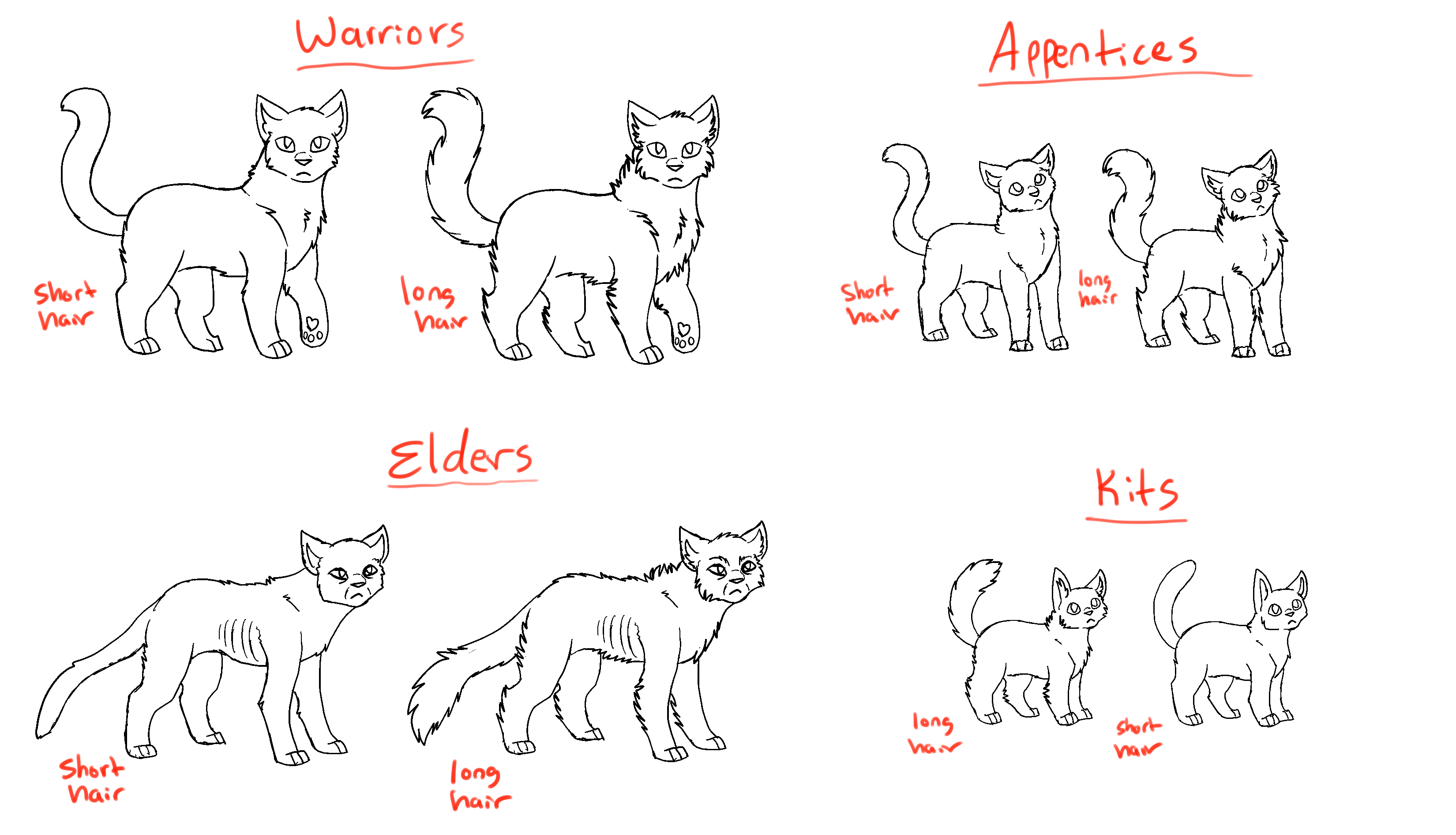 warrior cat bases