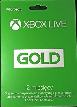 xbox live gold 12 month