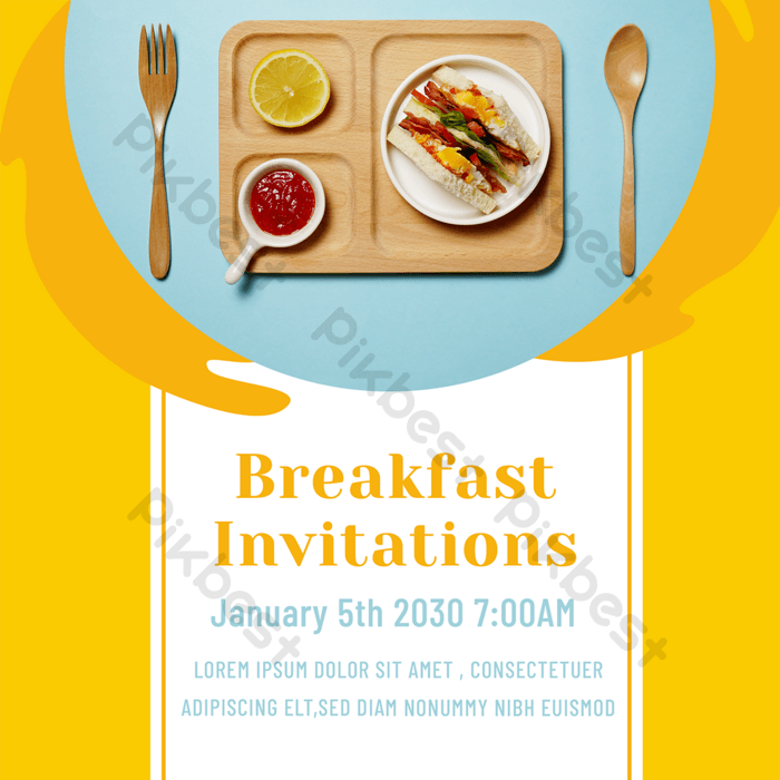 breakfast invitation template free