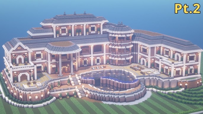 how to build a minecraft mansion