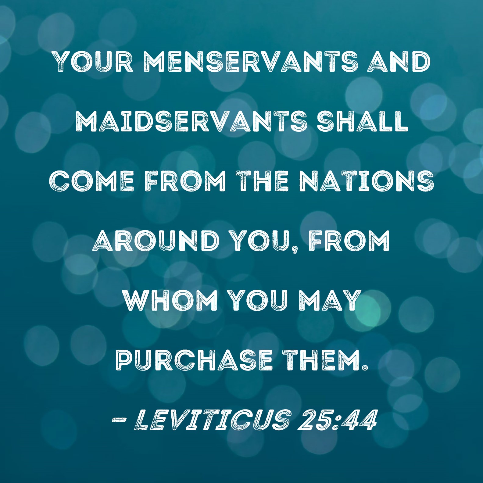 leviticus 25 44-46