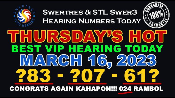 swertres hearing march 4 2021