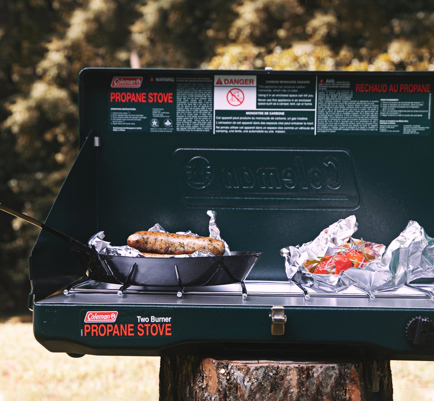 coleman camping grill