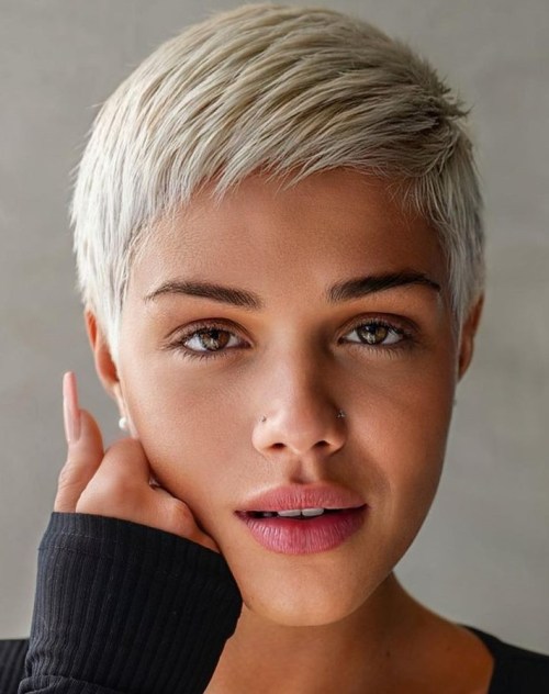 short pixie cut for fine hair