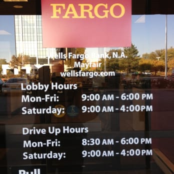 wells fargo open today near me