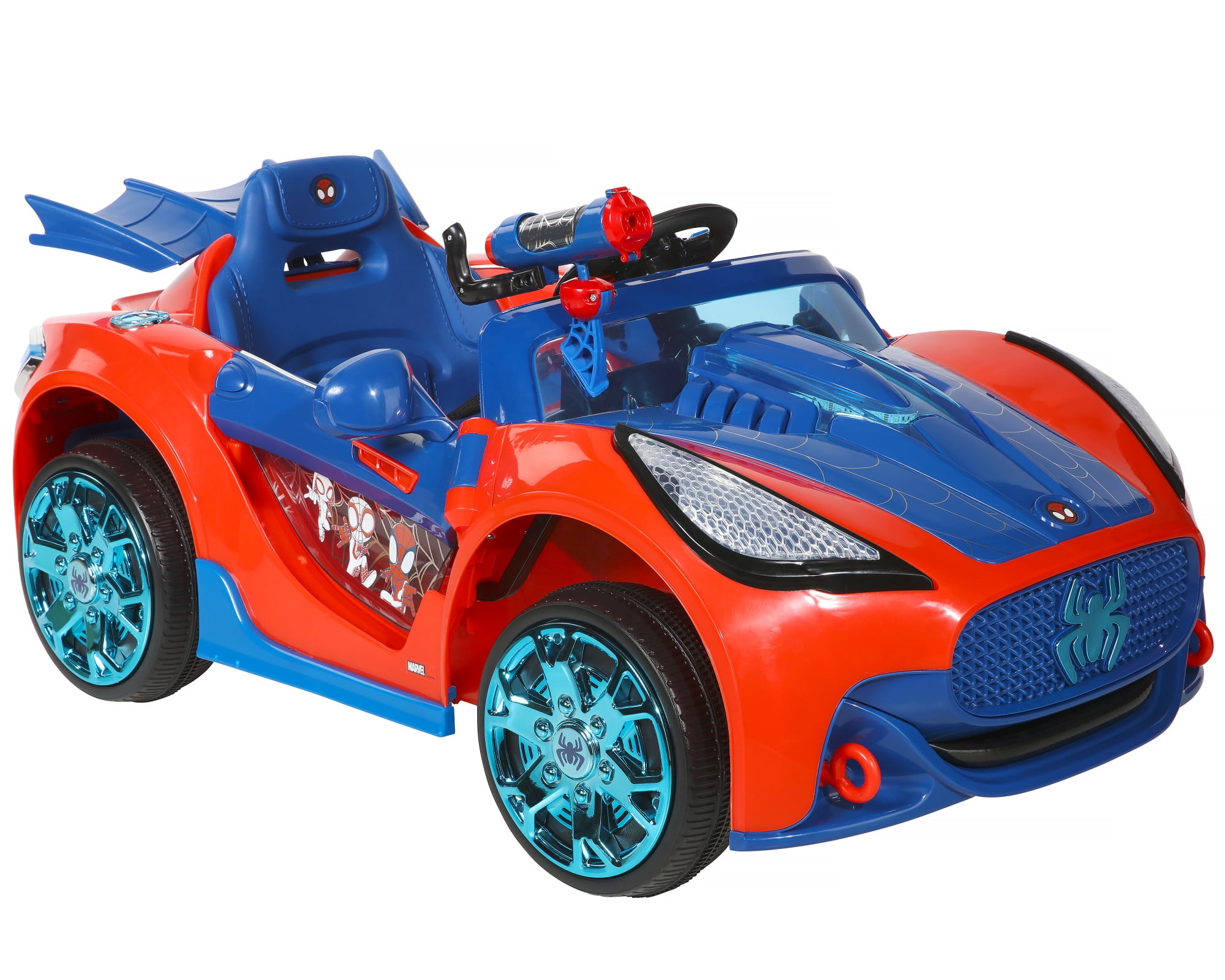 ride on spider man car