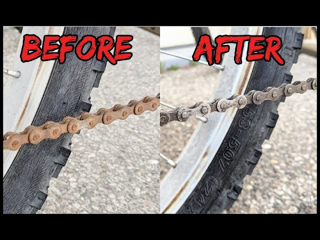 how to take rust off bike chain