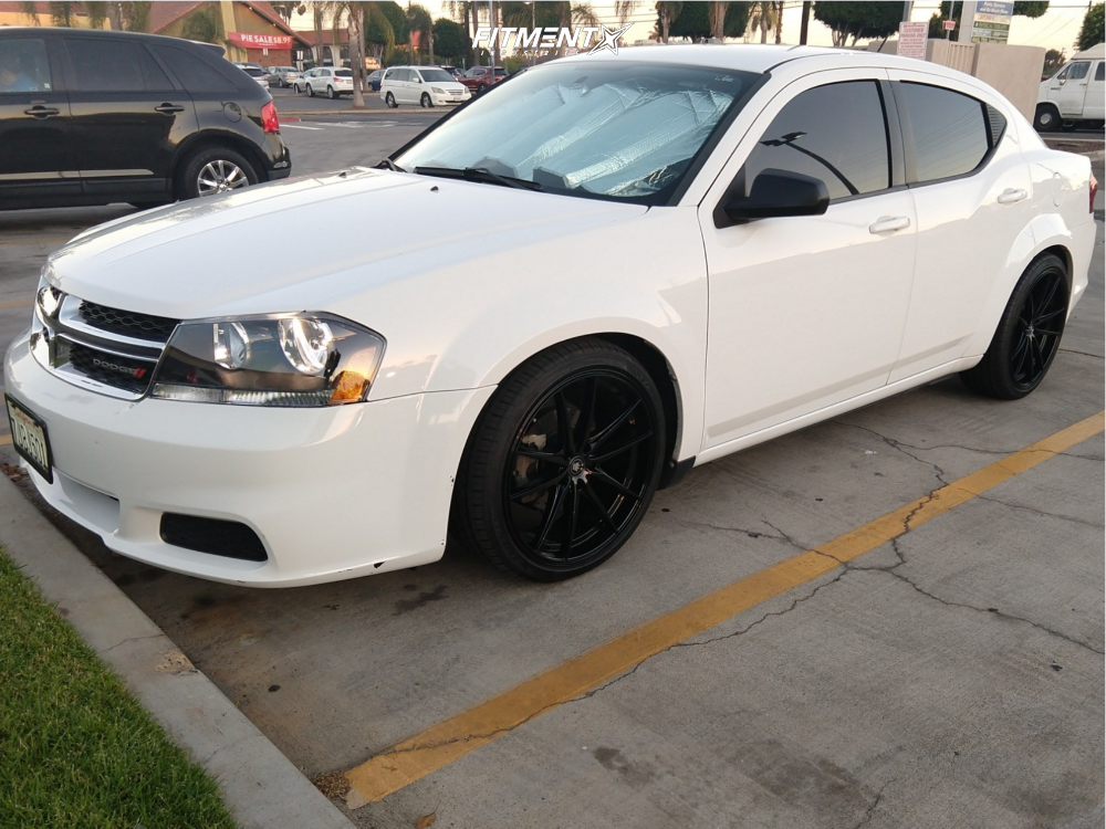 dodge avenger black rims