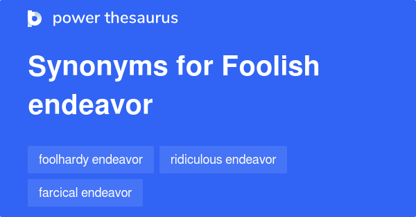 synonym for the word endeavor