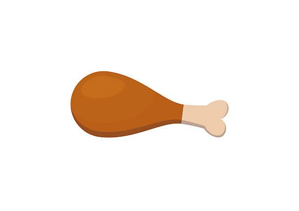 chicken leg clipart