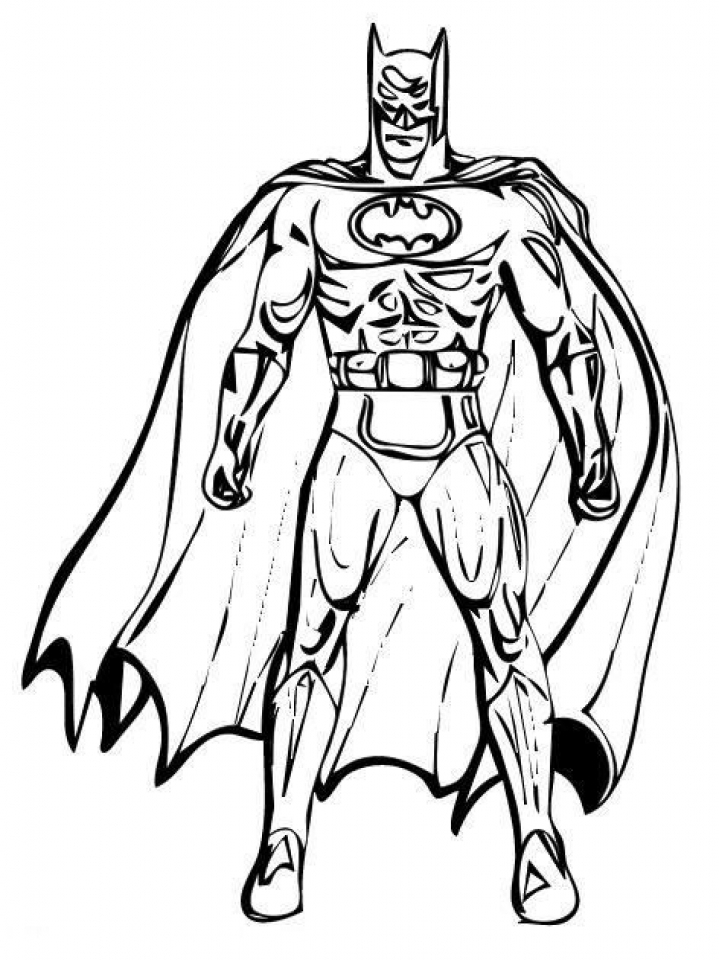 coloring pages batman