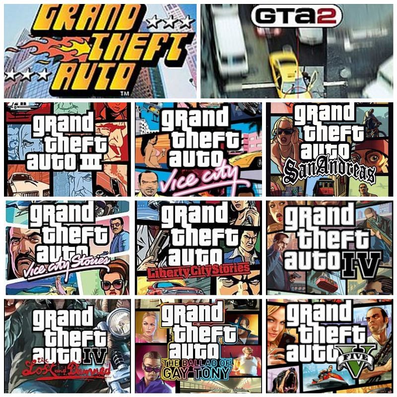 grand theft auto release order