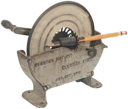 antique pencil sharpener