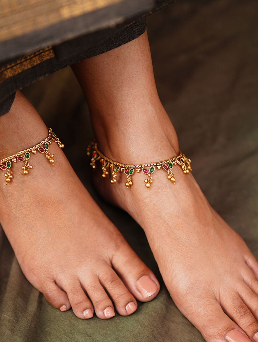 brass anklets