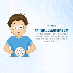 national deworming day poster