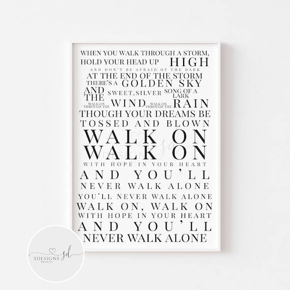 liverpool never walk alone lyrics