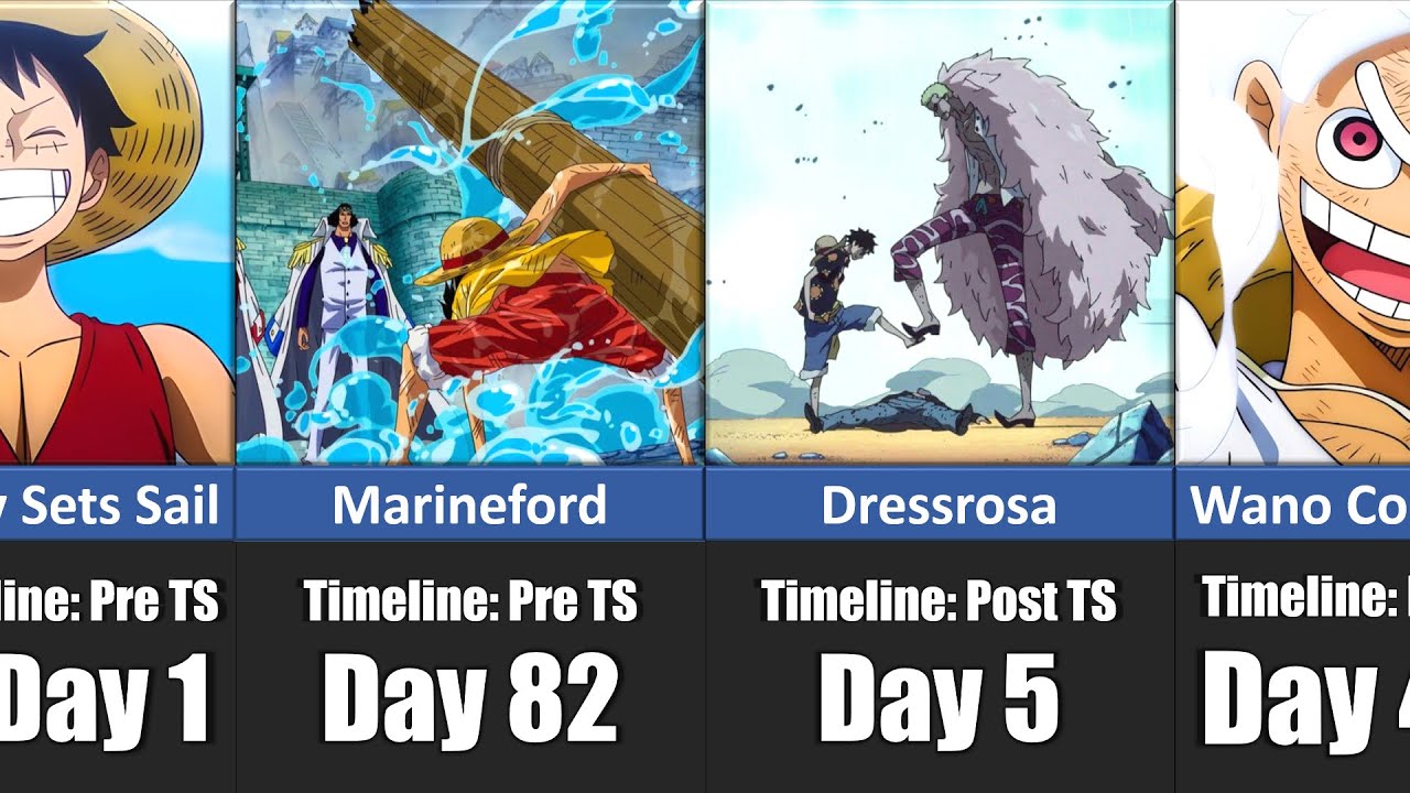 how much time passes in one piece