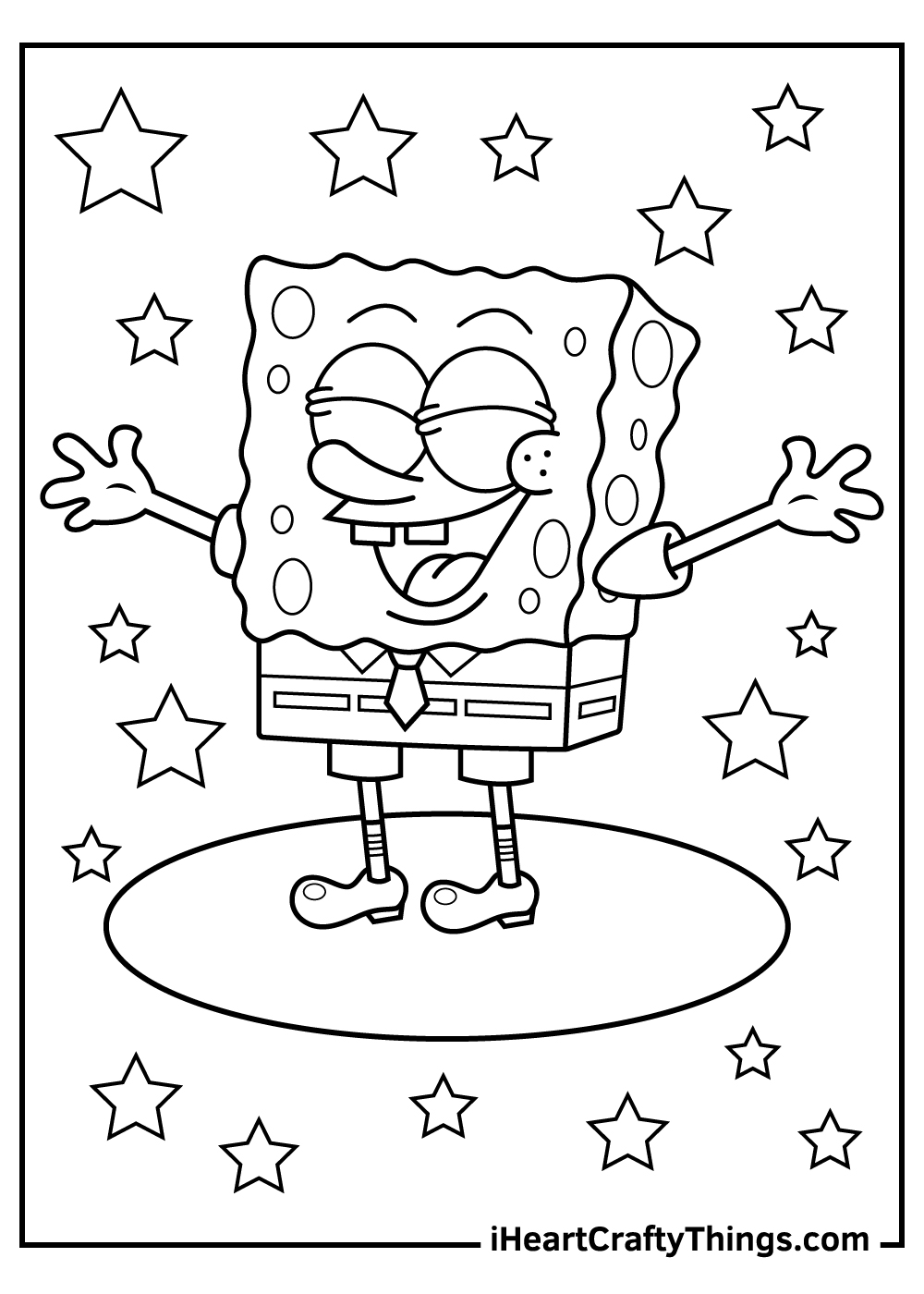 spongebob colouring sheets