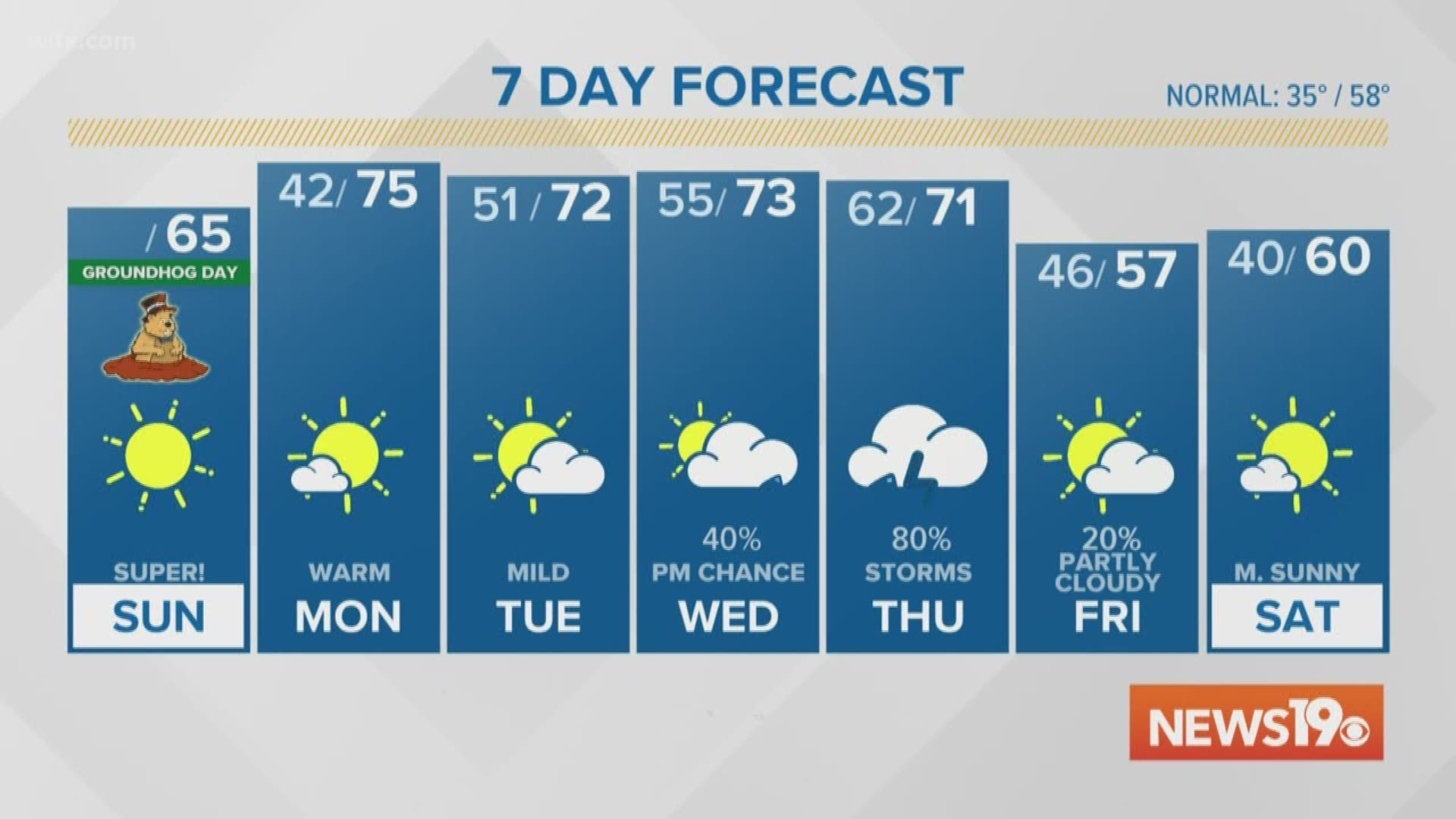 weather in midlands next 7 days