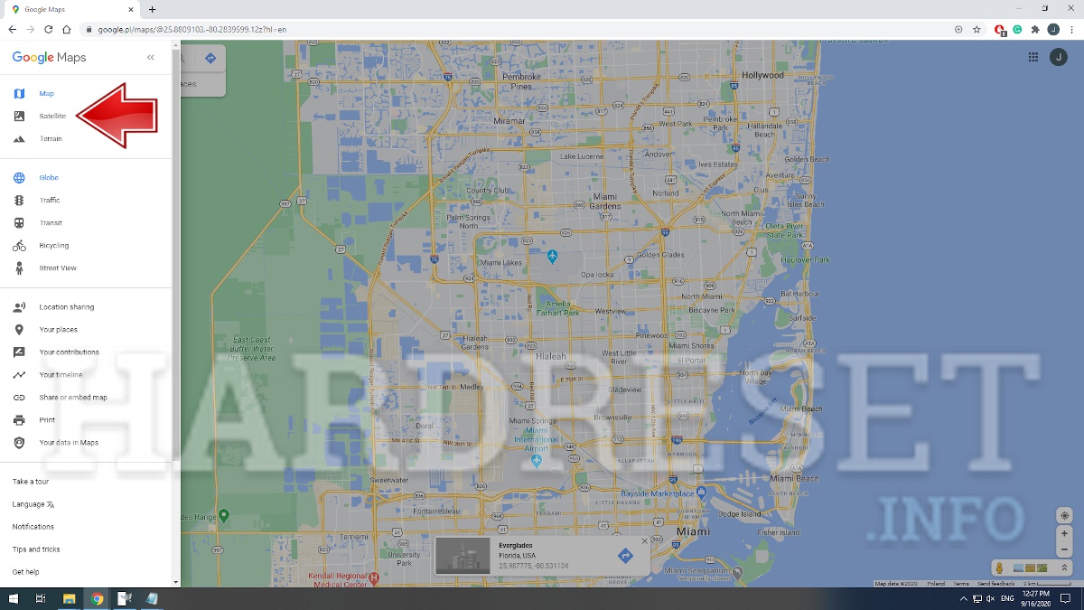 how to rotate in google maps