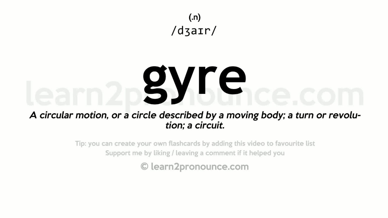 gyre pronunciation