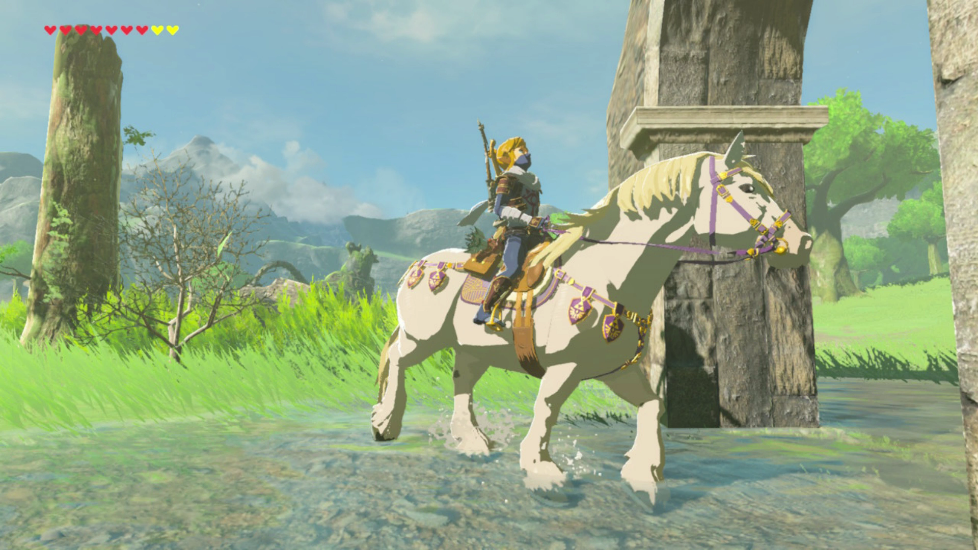 zelda breath of the wild horse