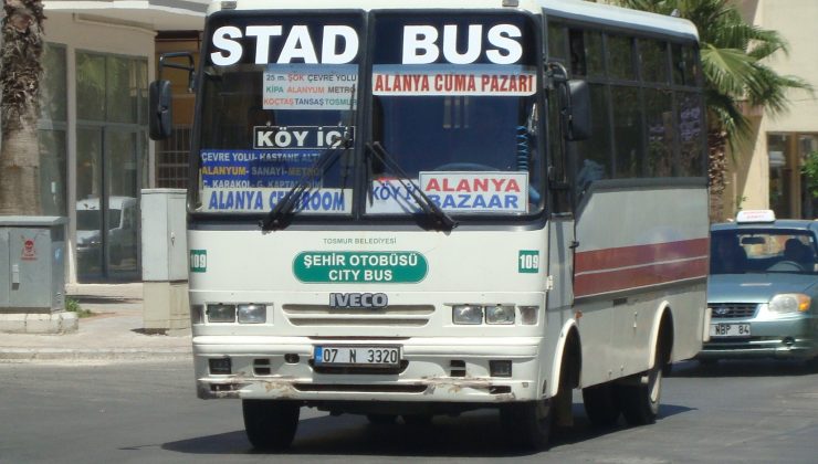 alanya gazipaşa otobüs